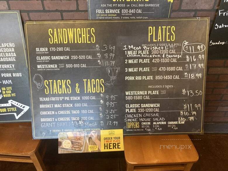 Dickey's Barbecue Pit - Lakewood, CO menu_pic
