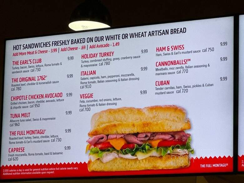Earl of Sandwich - Las Vegas, NV menu_pic