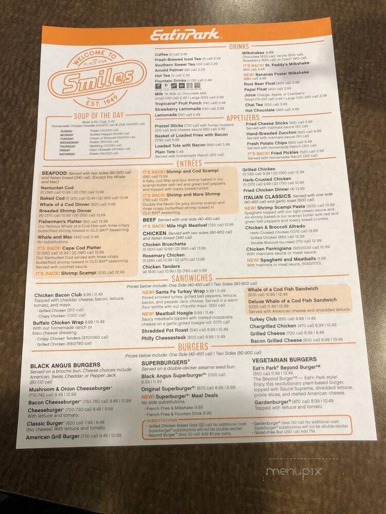 Eat N Park - Monroeville, PA menu_pic