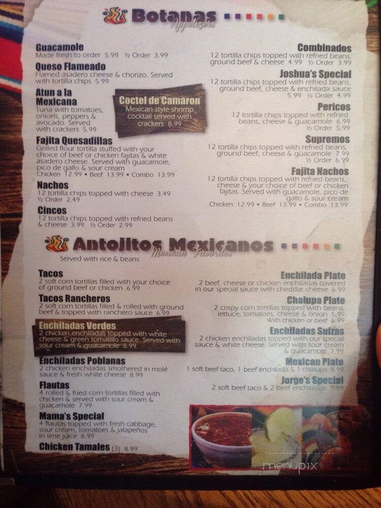 El Asadero - Fort Worth, TX menu_pic