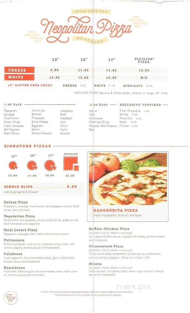 Elizabeths Pizza - Fayetteville, NC menu_pic