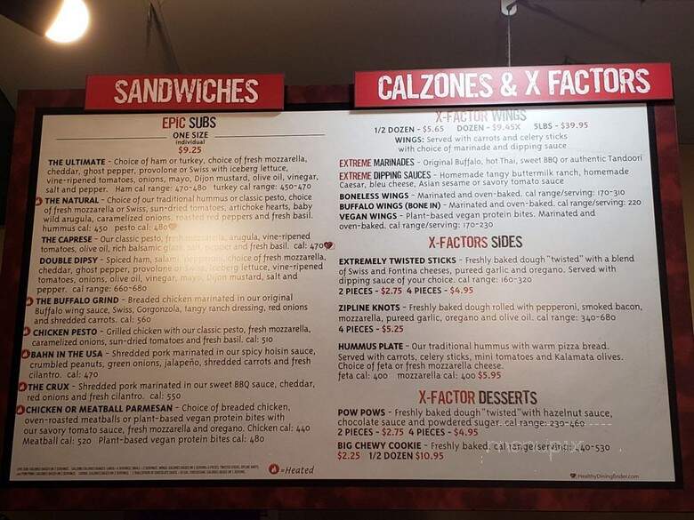 Extreme Pizza - Brentwood, CA menu_pic