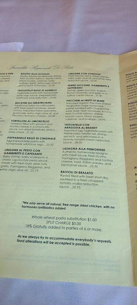 Francoli Gourmet - Orange, CA menu_pic
