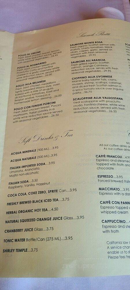 Francoli Gourmet - Orange, CA menu_pic