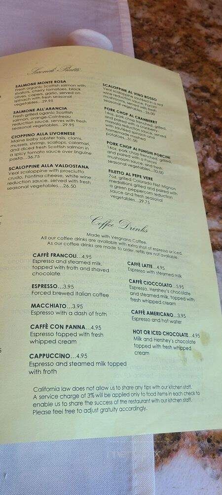 Francoli Gourmet - Orange, CA menu_pic