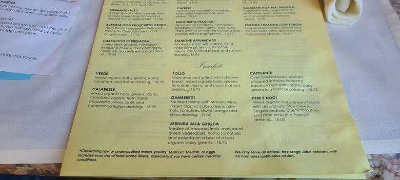 Francoli Gourmet - Orange, CA menu_pic