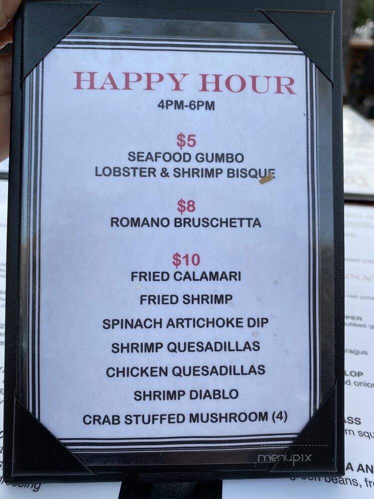 Fredas Seafood Grill - Austin, TX menu_pic