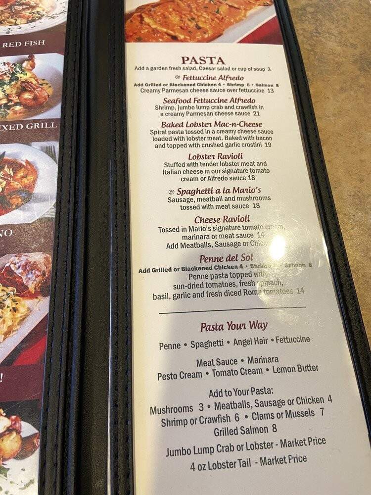 Mario's Seawall Italian Restaurant - Galveston, TX