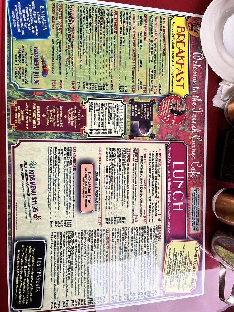 French Corner Cafe & Bakery - Palm Desert, CA