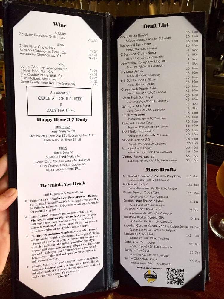 Freshcraft - Denver, CO menu_pic