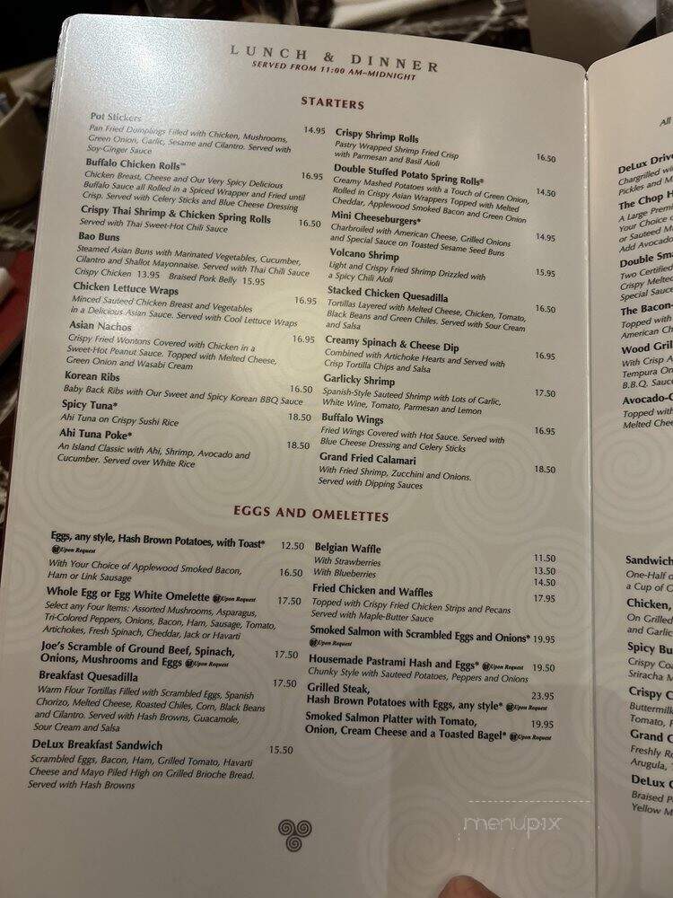 Grand Lux Cafe - Las Vegas, NV menu_pic