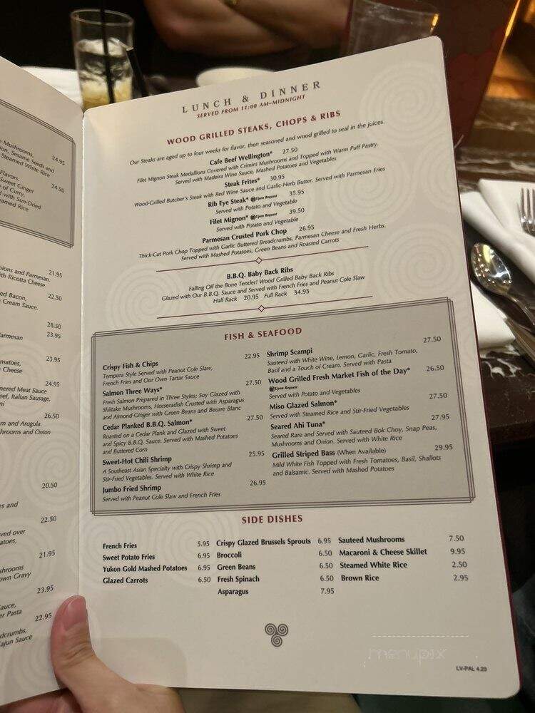 Grand Lux Cafe - Las Vegas, NV menu_pic