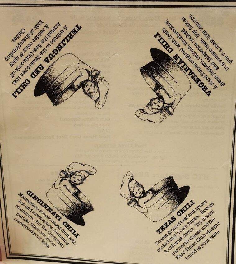Hard Times Cafe - Alexandria, VA menu_pic