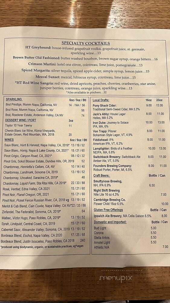 Henriettas Table - Cambridge, MA menu_pic