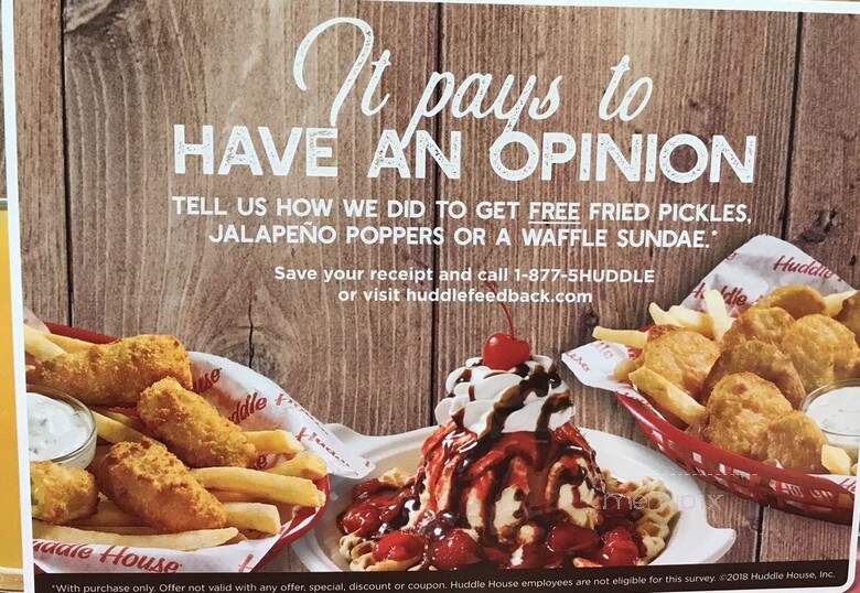 Huddle House - Harrodsburg, KY menu_pic