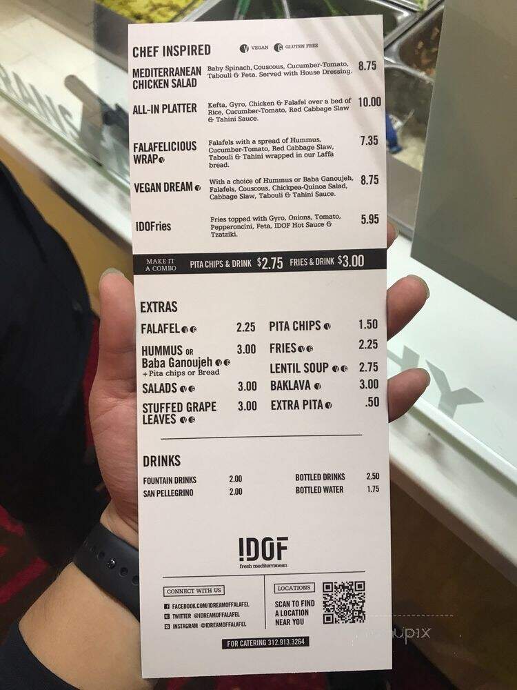 I Dream of Falafel - Chicago, IL menu_pic