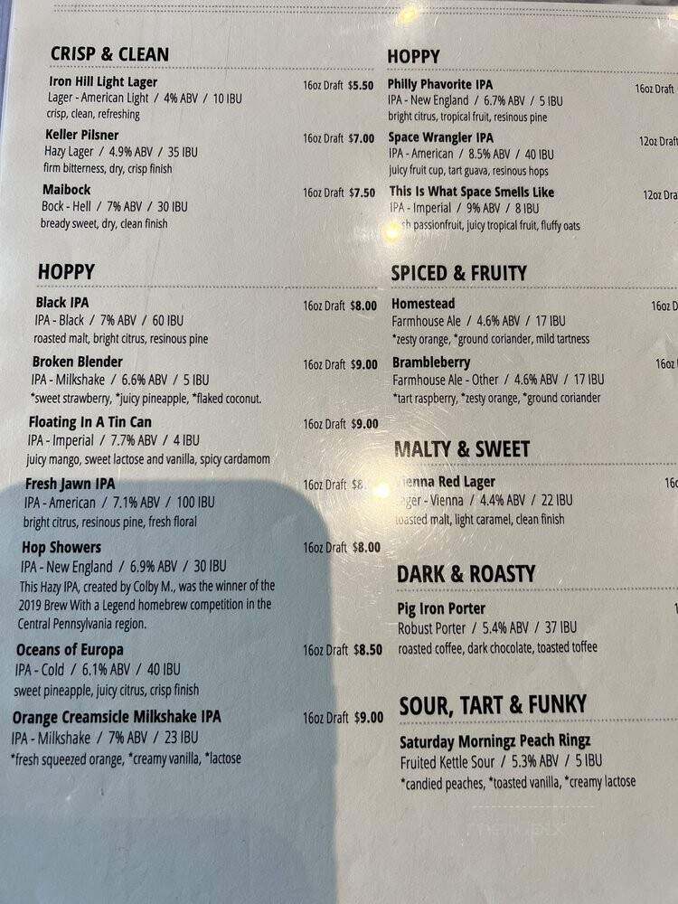 Iron Hill Brewery & Restaurant - Lancaster, PA