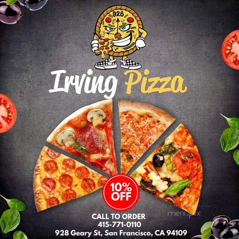 Irving Pizza - San Francisco, CA