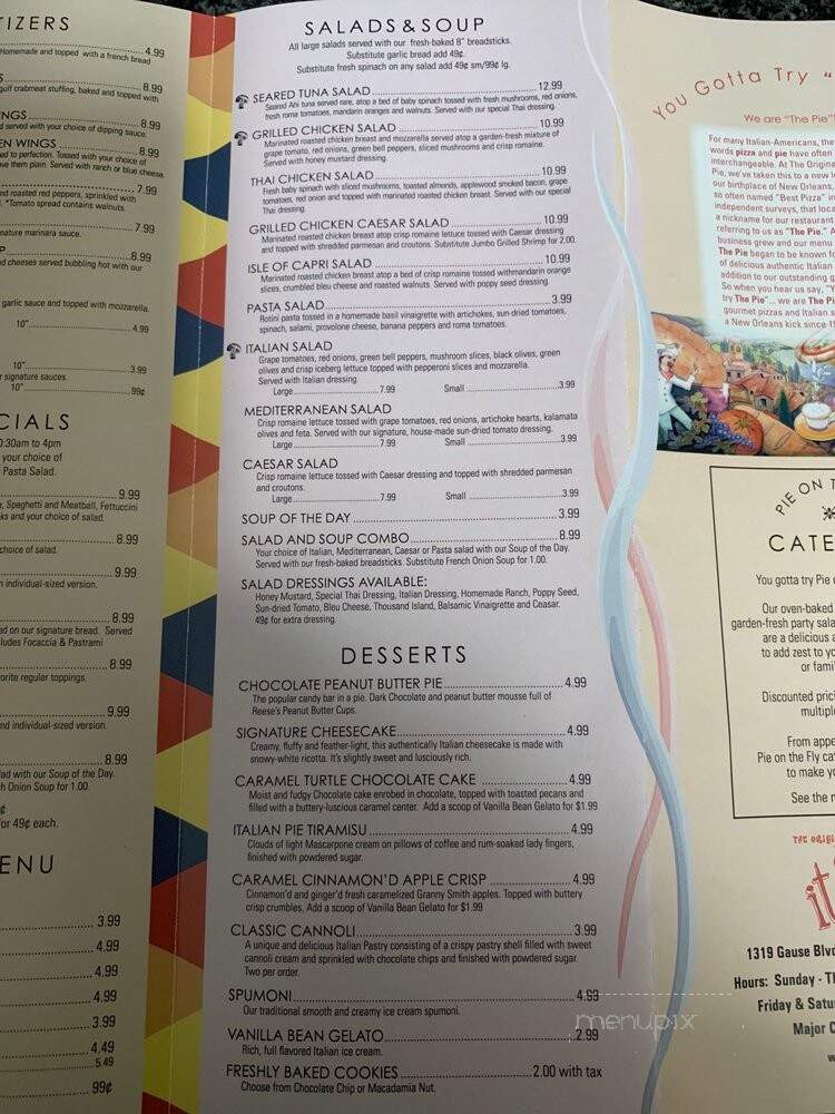 Italian Pie - Slidell, LA menu_pic