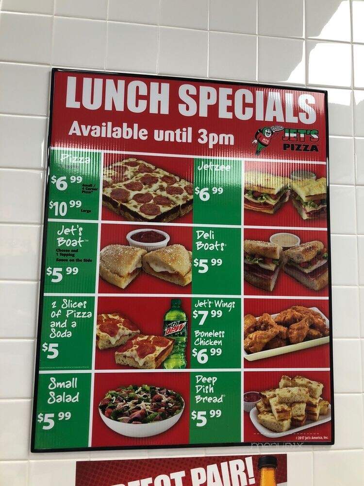 Jet's Pizza - Canton, MI menu_pic