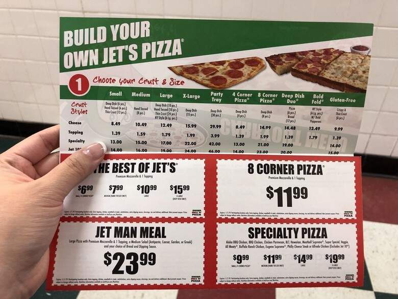 Jet's Pizza - Smyrna, GA menu_pic