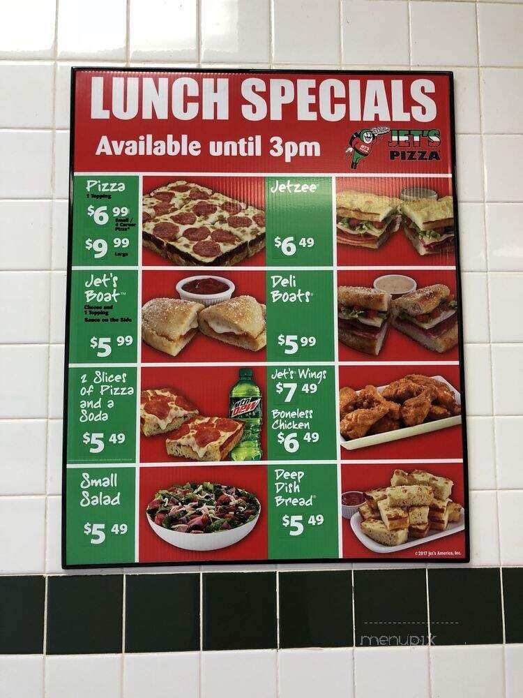 Jet's Pizza - Smyrna, GA menu_pic