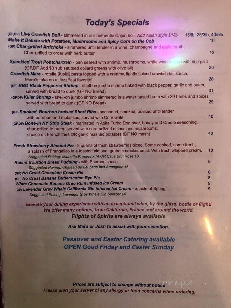 Mara's Homemade - Syosset, NY menu_pic