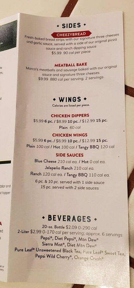 Marcos Franchising Llc - North Las Vegas, NV menu_pic