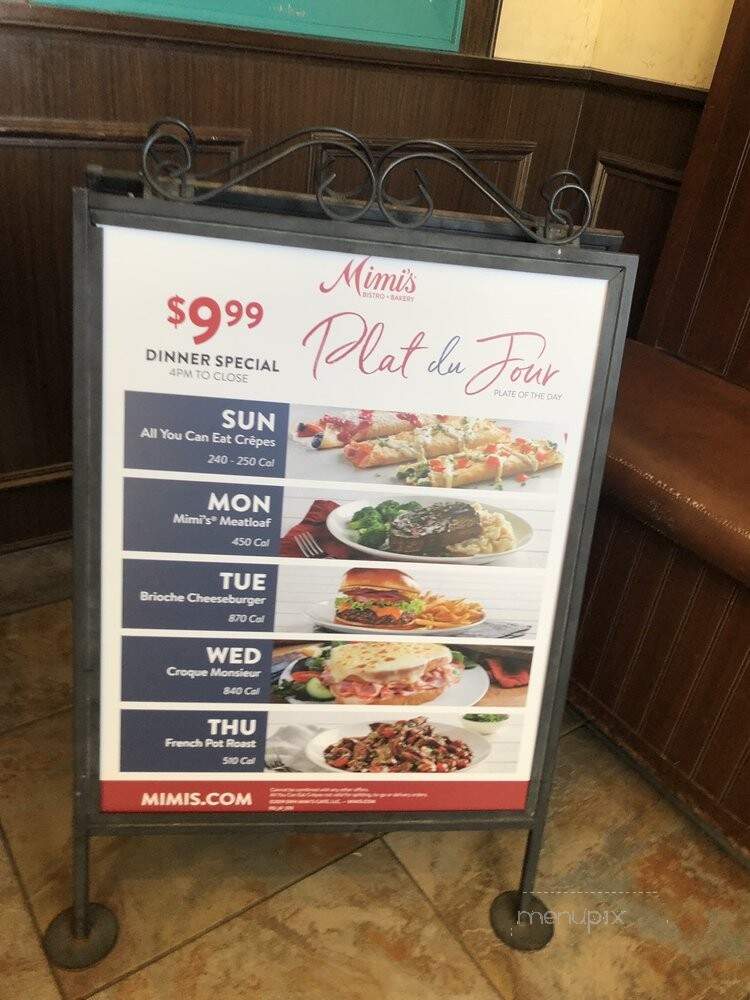 Mimi's Bistro & Bakery - Fontana, CA menu_pic