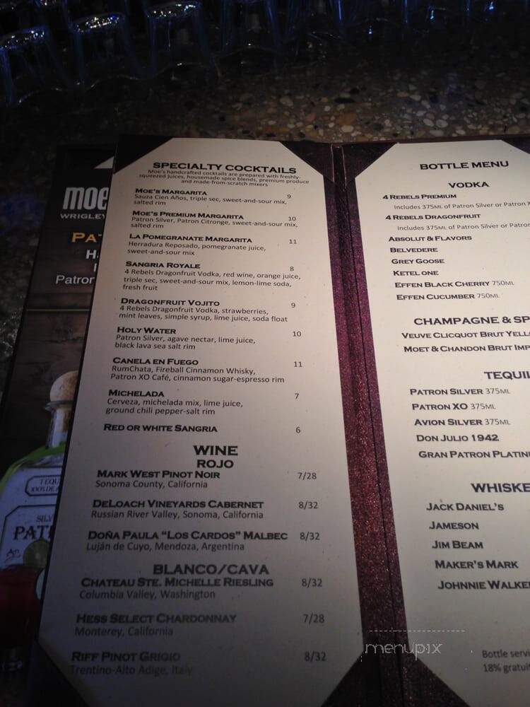 Moe's Cantina - Chicago, IL menu_pic