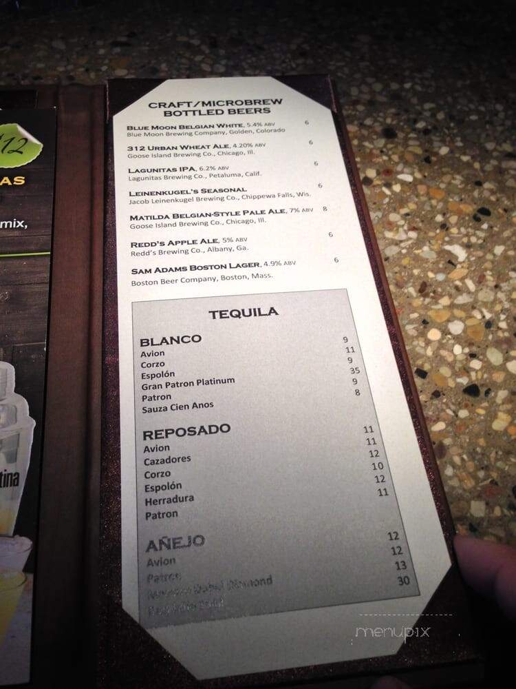 Moe's Cantina - Chicago, IL menu_pic
