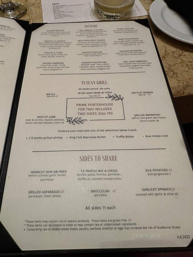 Todd Englishs Tuscany - Uncasville, CT menu_pic