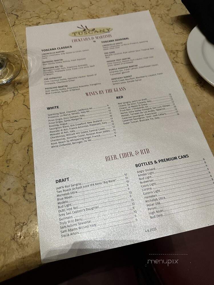 Todd Englishs Tuscany - Uncasville, CT menu_pic