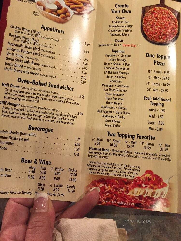 Mountain Mike's Pizza - Benicia, CA menu_pic