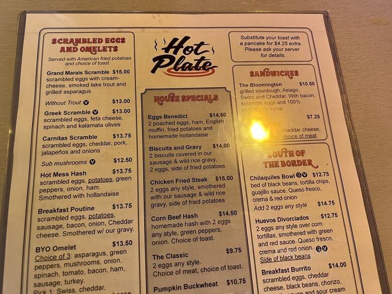 Hot Plate - Minneapolis, MN menu_pic