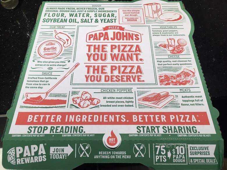 Papa John's Pizza - Delivery - Newark, NJ menu_pic