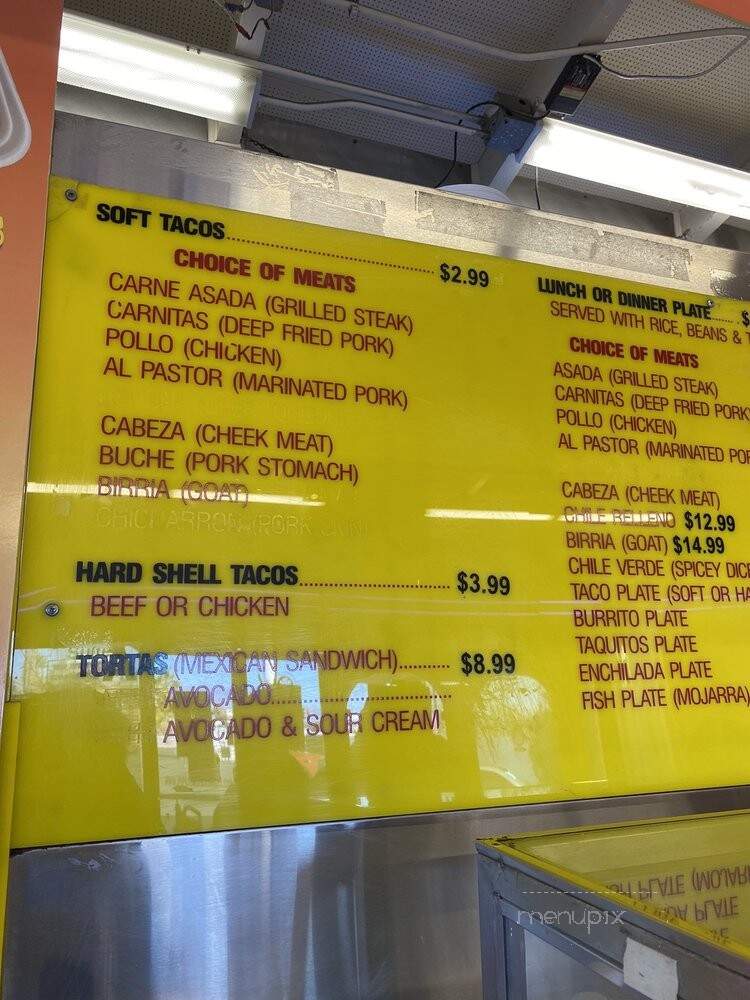 Pepes Tacos - Las Vegas, NV menu_pic