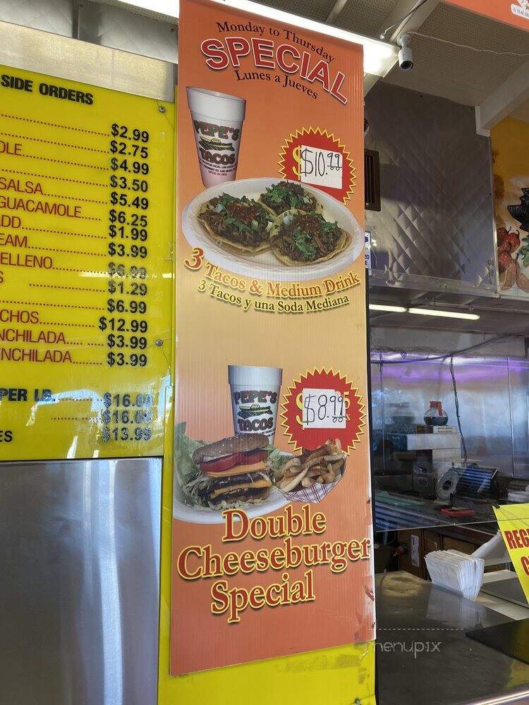 Pepes Tacos - Las Vegas, NV menu_pic