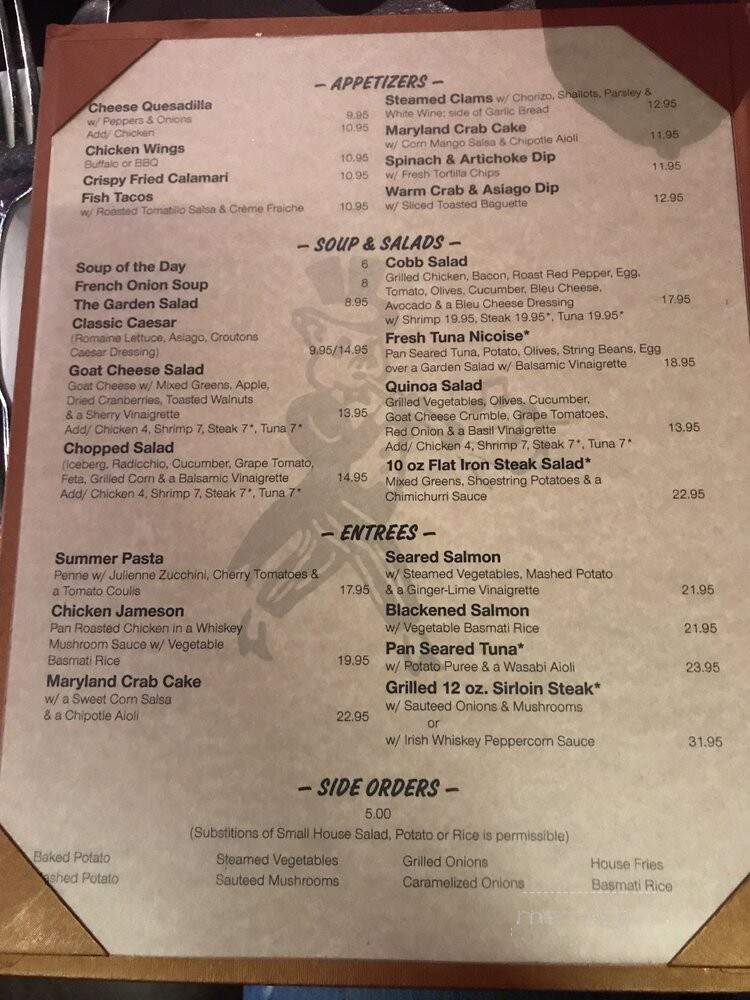 Pig n Whistle 36th st - New York, NY menu_pic