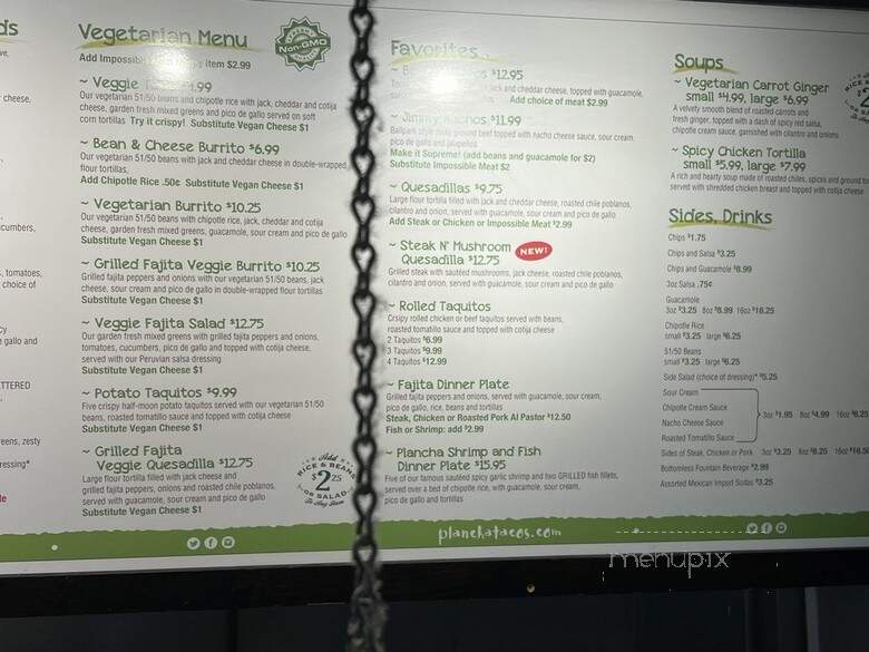 Plancha - Los Angeles, CA menu_pic