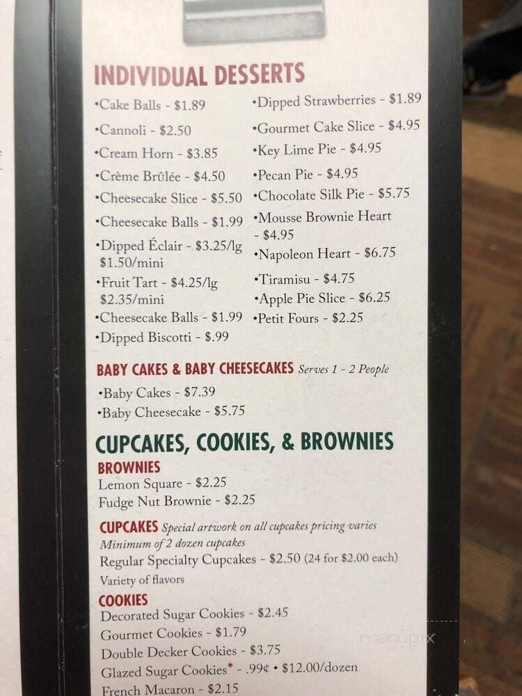 Rao's Bakery and Coffee Cafe - Beaumont, TX menu_pic
