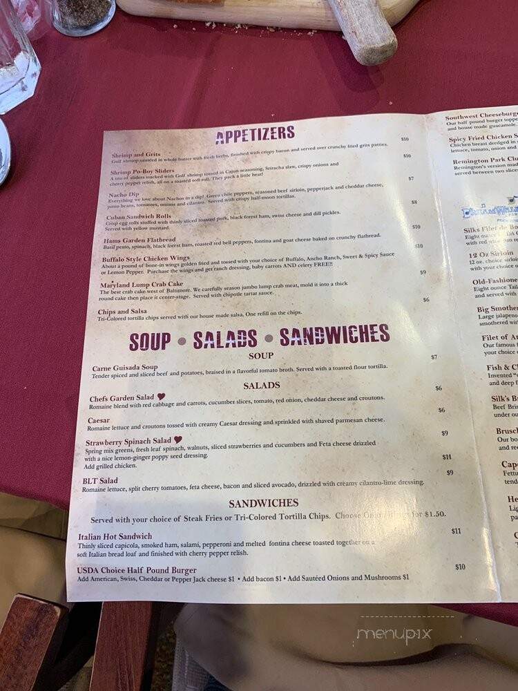 Silks Fine Dining - Oklahoma City, OK menu_pic