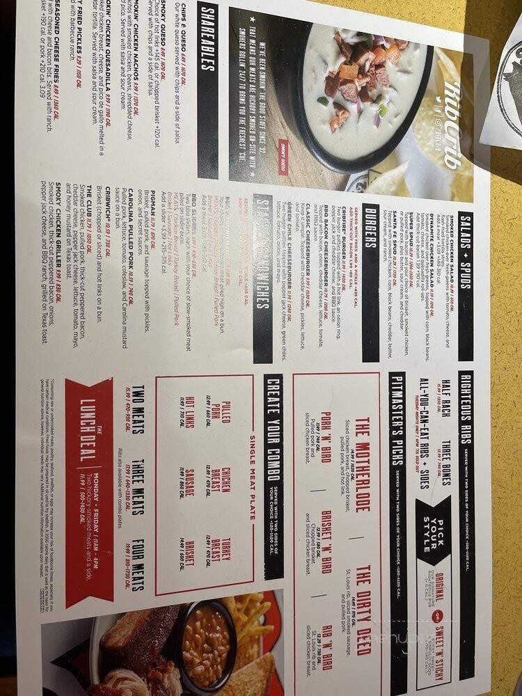 Rib Crib - Clovis, NM menu_pic