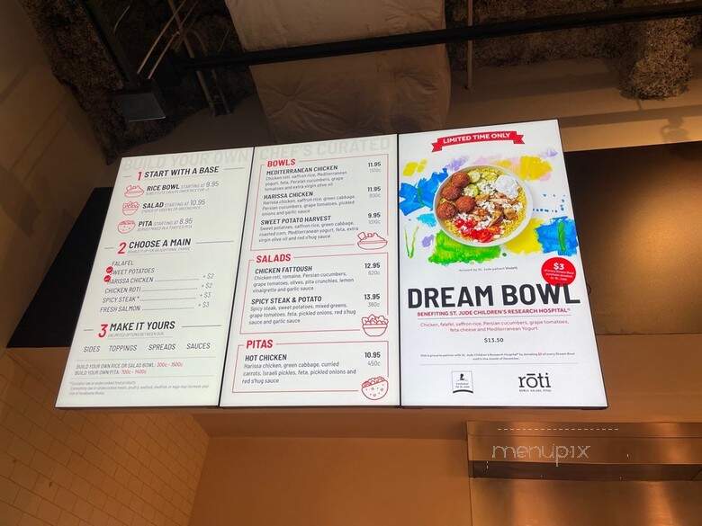Roti Mediterranean Grill - Chicago, IL menu_pic