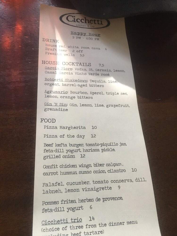 Cicchetti - Seattle, WA