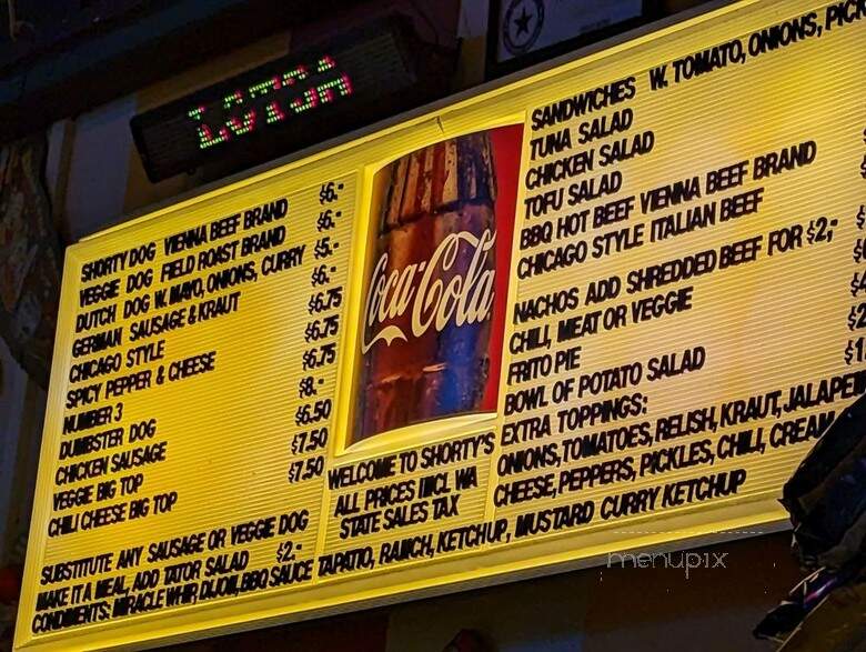 Shortys Coney Island - Seattle, WA menu_pic