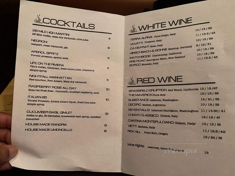 Slyce Coal Fired Pizza - Wauconda, IL menu_pic
