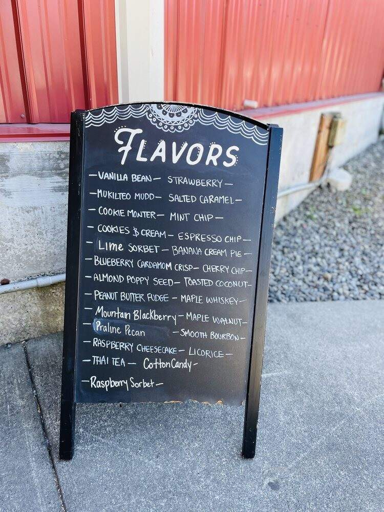 Snoqualmie Gourmet Ice Cream - Snohomish, WA menu_pic