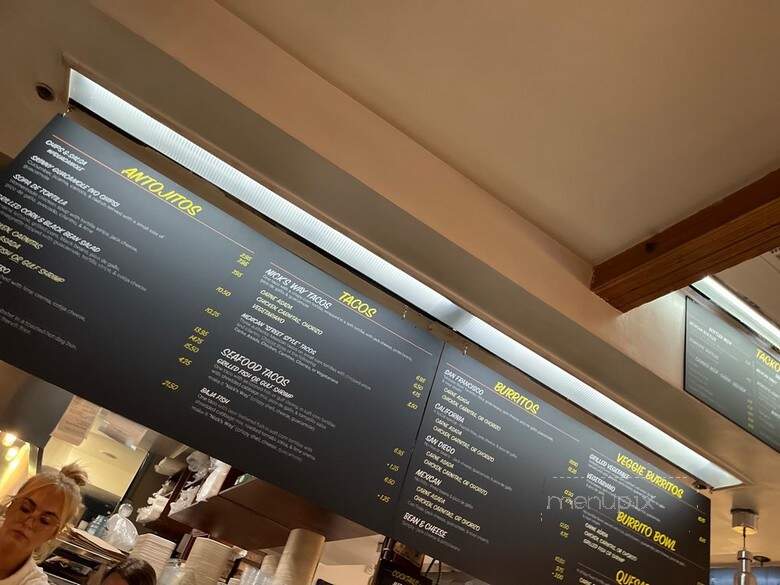 Tacko - San Francisco, CA menu_pic