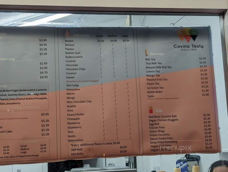 Tastee Freez - Covina, CA menu_pic